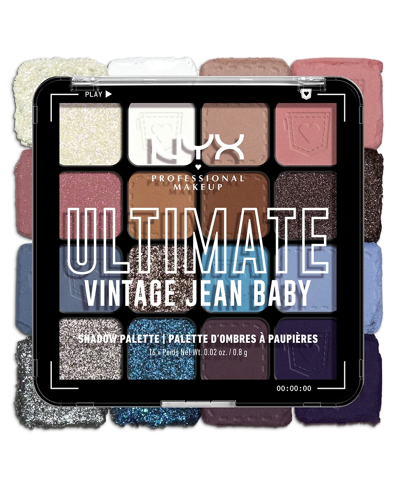 Nyx Professional Makeup Ultimate Shadow Palette - Vintage Jean Baby