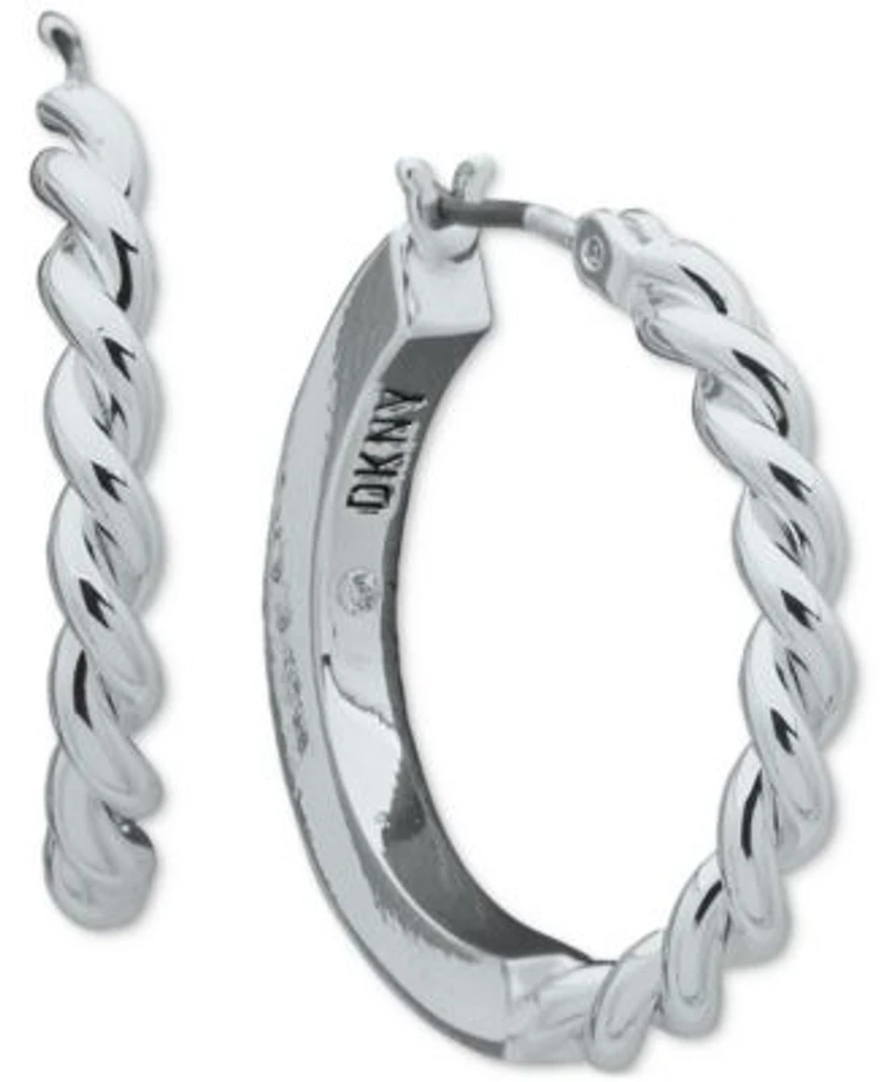 Dkny Silver Tone Or Gold Tone Assorted Hoop Earrings Collection