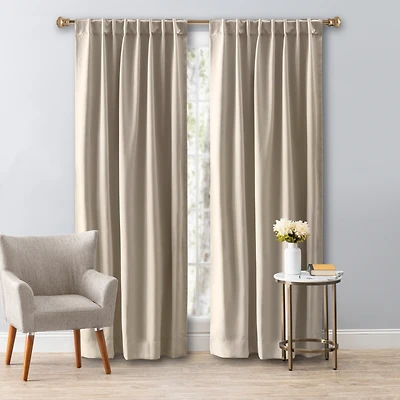 Ricardo Ultimate Black-Out 2-Way Pocket Curtain Panel 56"W x 72"L