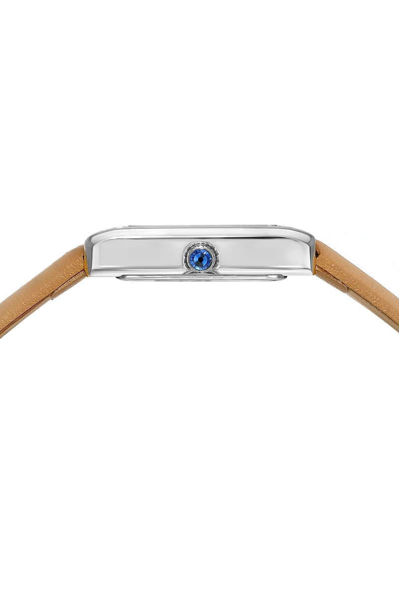 Porsamo Bleu Women's Karolina Genuine Leather Band Watch 1081CKAL