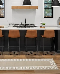 Jean Pierre Christine Trellis Border Tufted Runner Rug