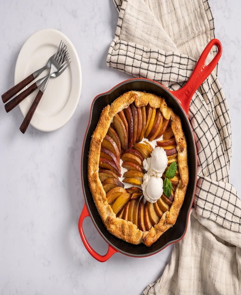 Le Creuset 10.25" Enameled Cast Iron Skillet with Helper Handle