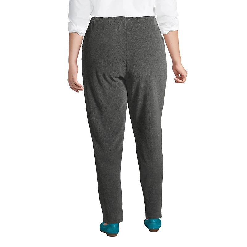 Lands' End Women's Sport Knit High Rise Corduroy Pants