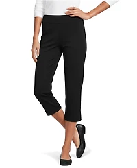 Lands' End Women's Starfish Mid Rise Pull On Crop Pants