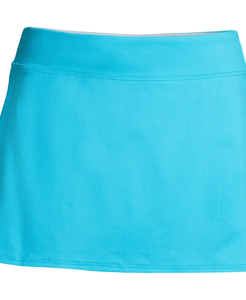 Lands' End Women's Plus Tummy Control Swim Skirt Bottoms