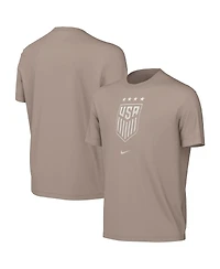 Big Boys and Girls Nike Tan Uswnt Crest T-shirt