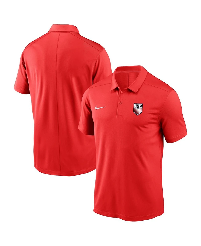 Men's Nike Red Usmnt Victory Performance Polo Shirt