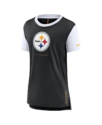 Women's Nike Black Pittsburgh Steelers Team T-shirt