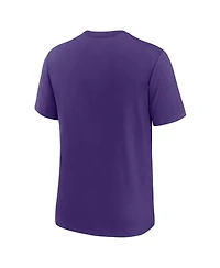 Men's Nike Purple Tampa Bay Rays Rewind Retro Tri-Blend T-shirt