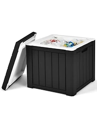 10 Gallon Ice Cooler w/ Built-in Handles and Detachable Lid