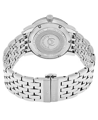 Alexander Men's Macedon Silver-tone Stainless Steel , Silver-Tone Dial , 40mm Round Watch
