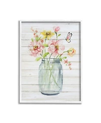 Stupell Industries Spring Wild Flower Assortment Framed Giclee Art, 11" x 1.5" x 14"