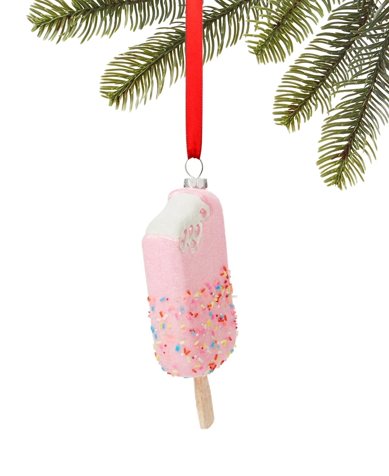Holiday Lane Sweet Tooth Pink Sprinkle Ice Cream Bar Ornament, Exclusively at Macy's