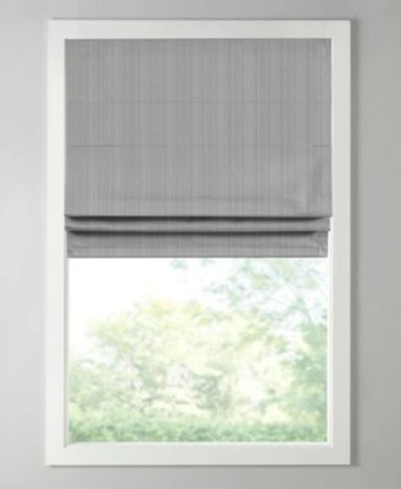 Madison Park Galen Basketweave Total Blackout 1 Piece Roman Shade Collection
