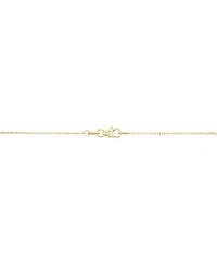 Italian Gold Lattice Teardrop 18" Lariat Necklace in 10k Gold