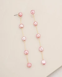 Ettika 18K Gold Plated Brass Dripping Freshwater Pearl Earrings