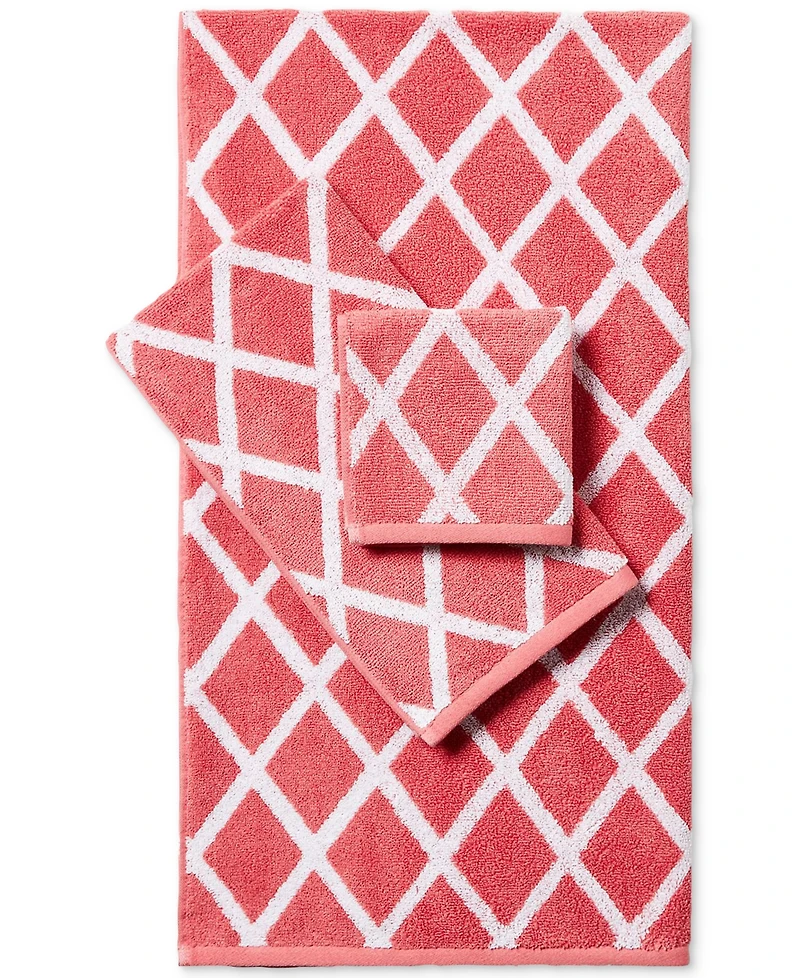 Lauren Ralph Lauren Sanders Diamond Cotton Bath Towel, 30" x 56"
