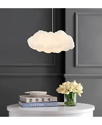 Zephyr 23" 2-Light Modern Contemporary Silk Led Cloud Pendant