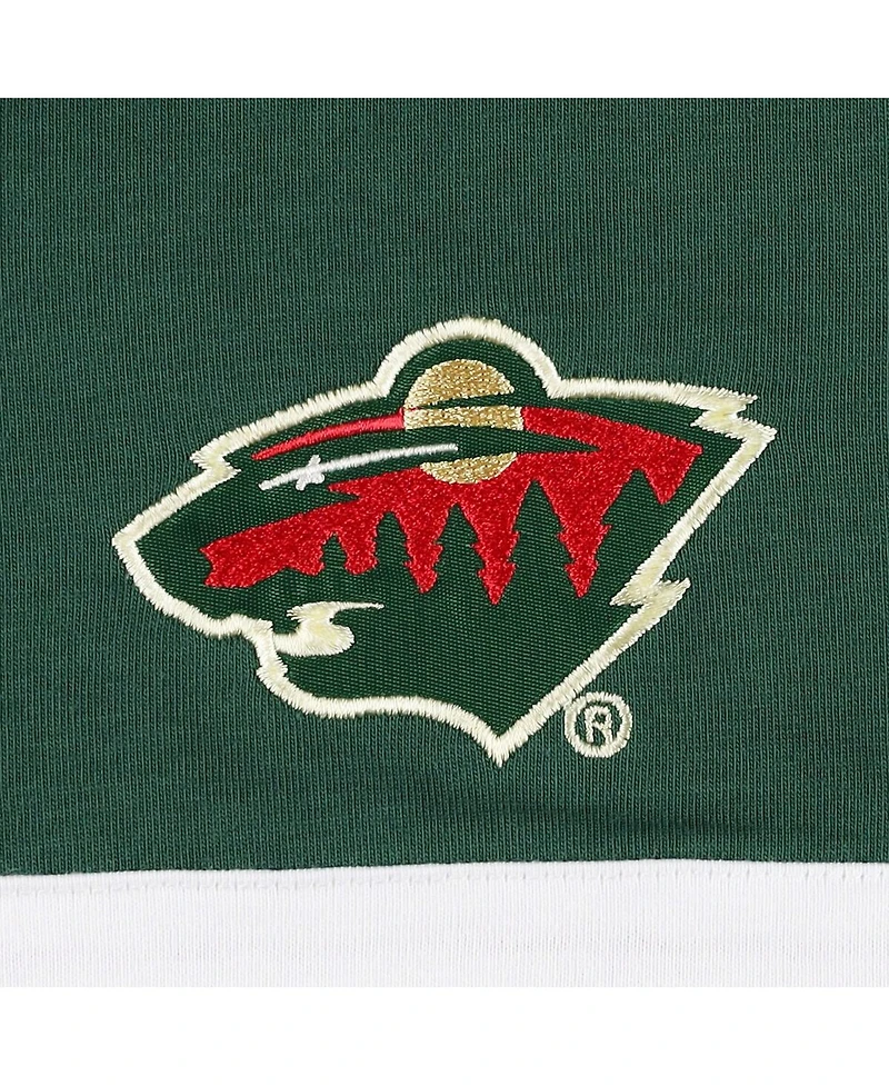 Men's Tommy Hilfiger Green Minnesota Wild Walter Lace-Up Long Sleeve Top