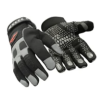 RefrigiWear Men's Insulated HiVis Super Grip Gloves - High-Visibility, Warm Work Gloves, Non-Slip Grip, Water-Resistant, Cold-Weather Protection