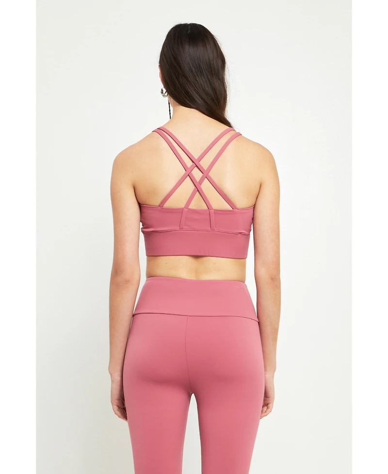 Grey Lab Women's Sports Bra