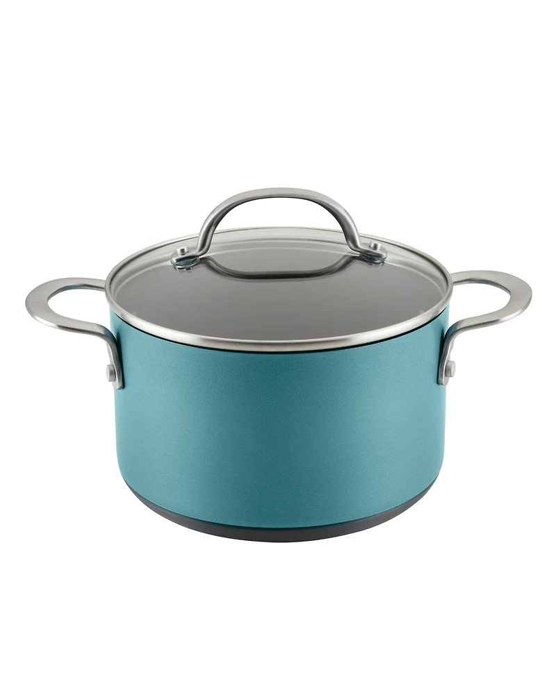 Anolon Achieve Hard Anodized Nonstick 4 Quart Saucepot with Lid