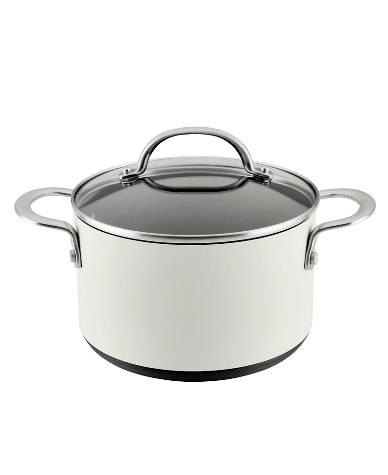 Anolon Achieve Hard Anodized Nonstick 4 Quart Saucepot with Lid