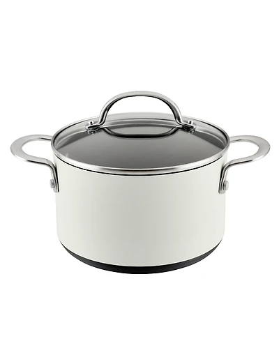 Anolon Achieve Hard Anodized Nonstick 4 Quart Saucepot with Lid