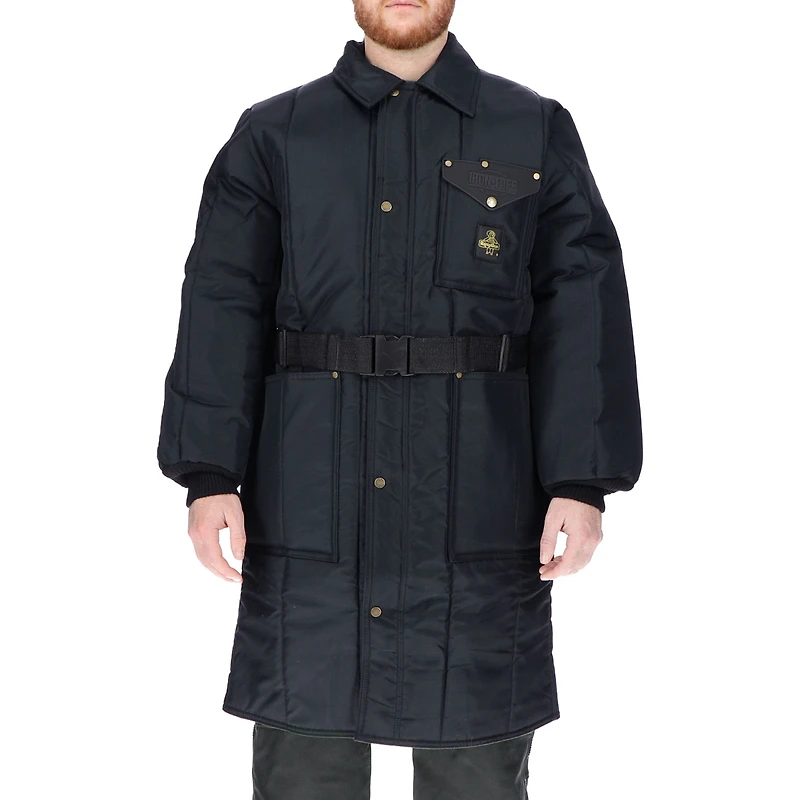 RefrigiWear Big & Tall Iron-Tuff Inspector Jacket - Knee-Length, Insulated Workwear Coat, Water-Repellent, Wind-Tight, -50°F Comfort Rating