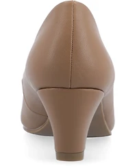Journee Collection Women's Luu Round Toe Pumps