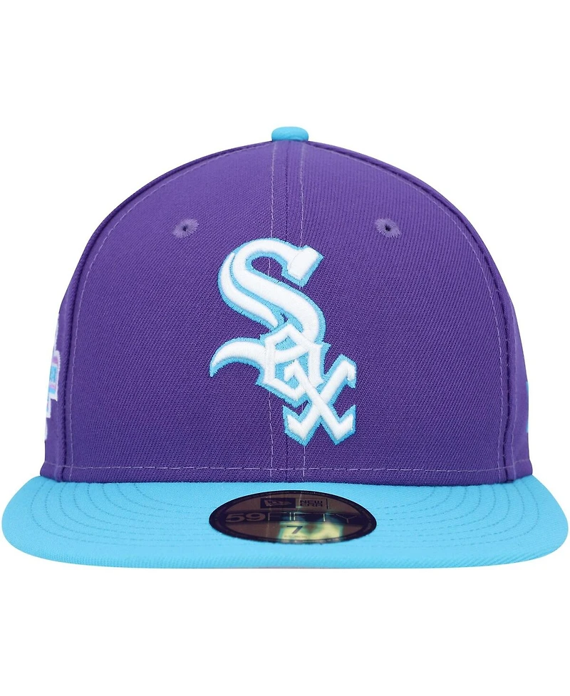 Men's New Era Purple Chicago White Sox Vice 59FIFTY Fitted Hat