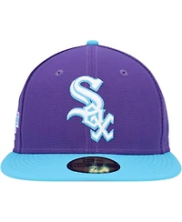 Men's New Era Purple Chicago White Sox Vice 59FIFTY Fitted Hat