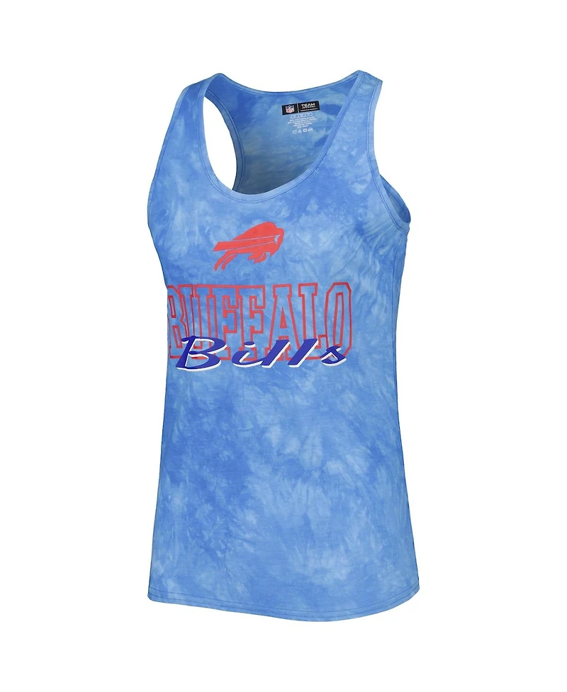 Women's Concepts Sport Royal Buffalo Bills Billboard Scoop Neck Racerback Tank and Shorts Sleep Set