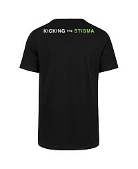 Men's '47 Brand Black Indianapolis Colts Kicking the Stigma T-shirt