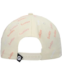 Men's Cookies Cream Triple Beam Allover Print Snapback Hat