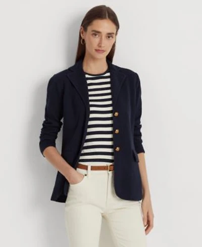 Lauren Ralph Lauren Sweater Knit Blazer P Xs 3x