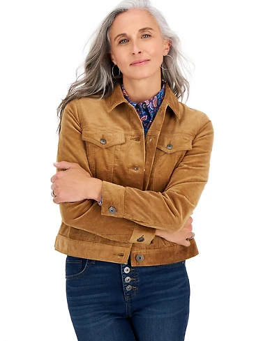 Style & Co Petites Corduroy Jacket, Created for Macy's