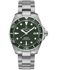 Certina Men's Swiss Automatic Ds Action Diver Stainless Steel Bracelet Watch 43mm