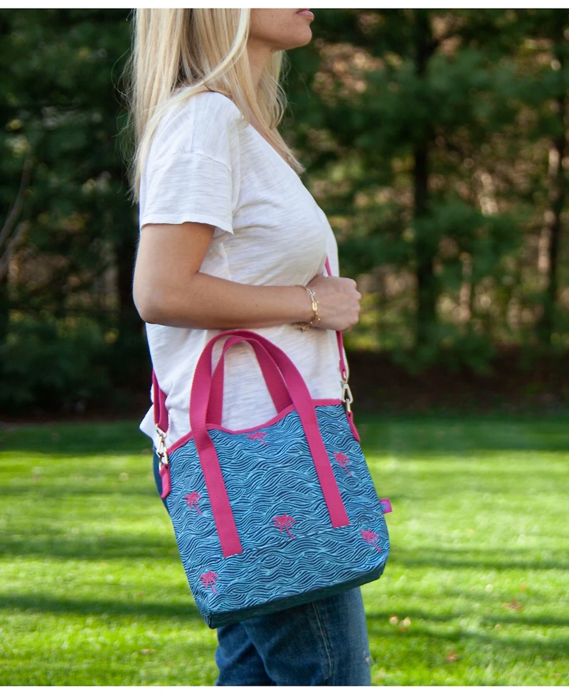 Shady Lady Medium, 100% Cotton Canvas Carryall Tote Bag