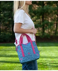 Shady Lady Medium, 100% Cotton Canvas Carryall Tote Bag