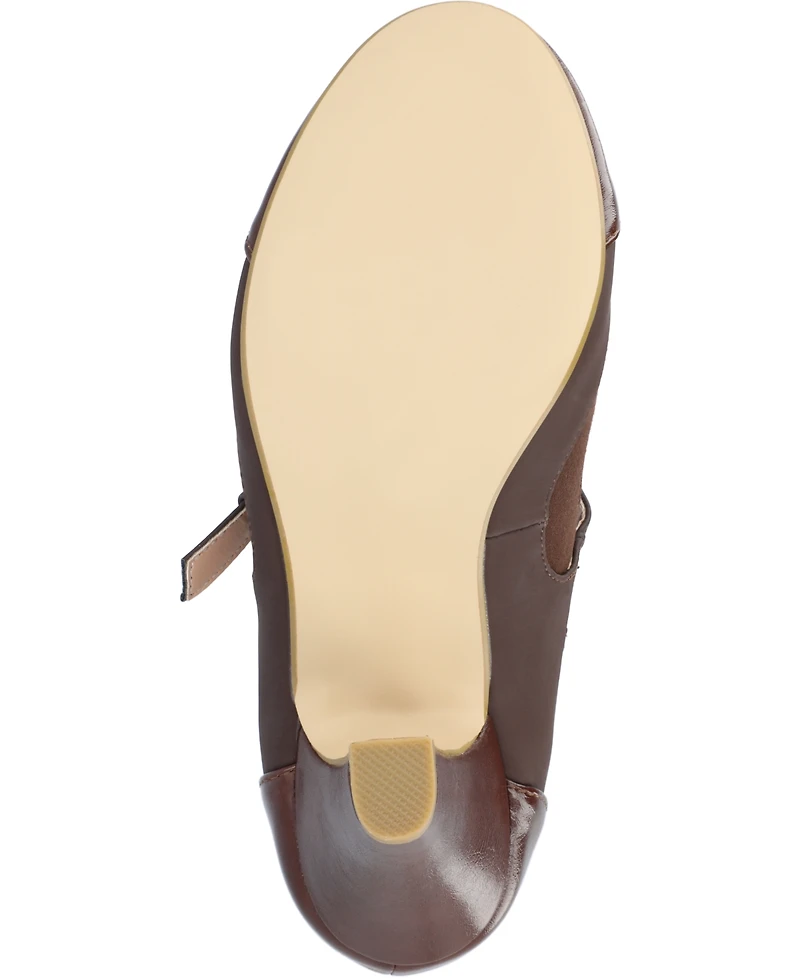 Journee Collection Women's Siri Round Toe Mary Jane Pumps
