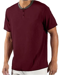 Mio Marino Men's Short Sleeve Henley T-Shirt
