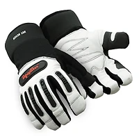 RefrigiWear Men's Ergo Leather Work Gloves - Durable, Insulated, High-Dexterity Cold Weather Protection