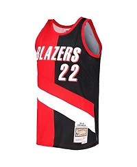 Men's Mitchell & Ness Clyde Drexler Red