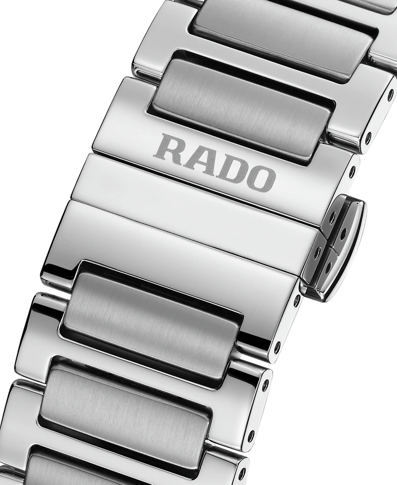 Rado Unisex Swiss Automatic DiaStar Skeleton Stainless Steel Bracelet Watch 38mm