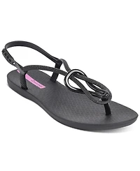 Ipanema Women's Trendy T-strap Flat Sandals