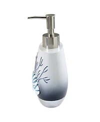 Avanti Blue Lagoon Ombre Seashells Soap/Lotion Dispenser