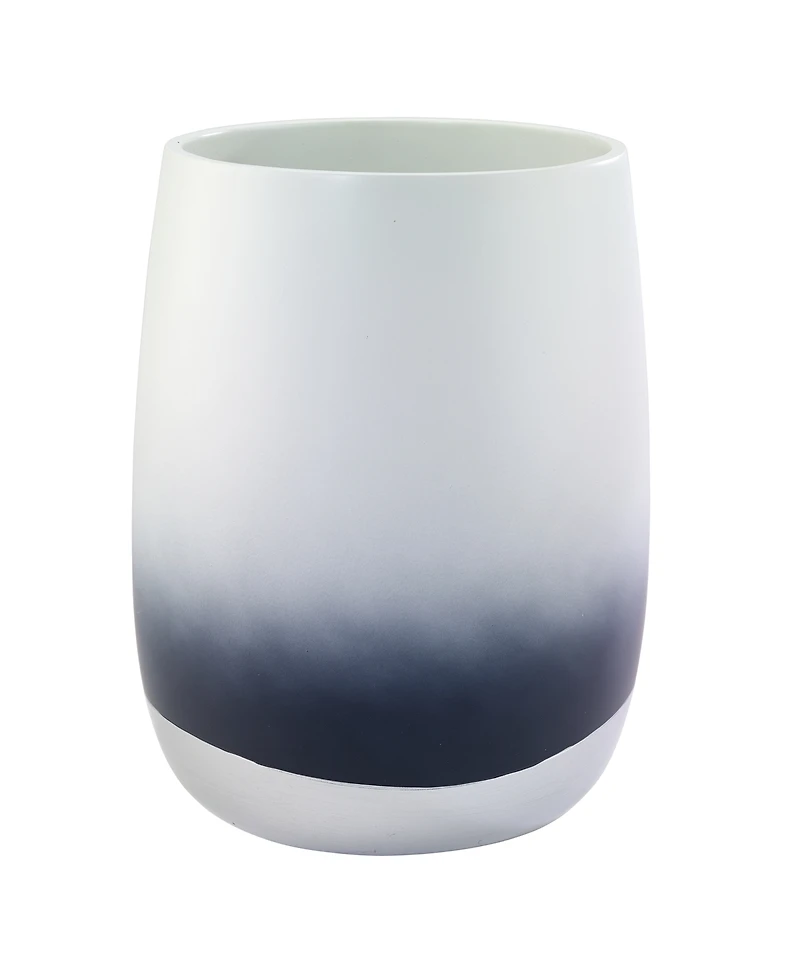 Avanti Blue Lagoon Ombre Seashells Wastebasket