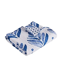 Levtex Vintage-Like Blossom Reversible Quilted Throw, 50" x 60"