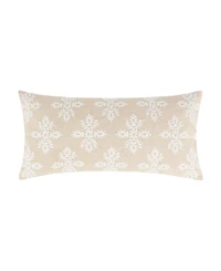Levtex Assisi Embroidered Decorative Pillow, 12" x 24"